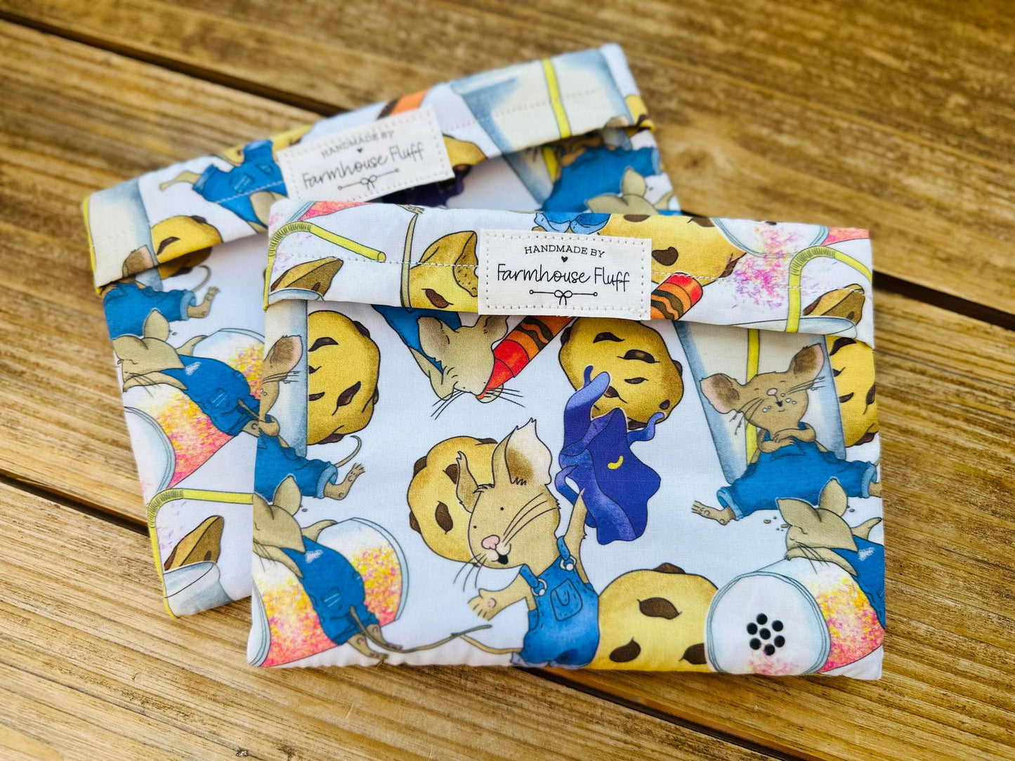 IN STOCK: {HANDMADE} - Cookie Mouse {Fold over-Set of 2}