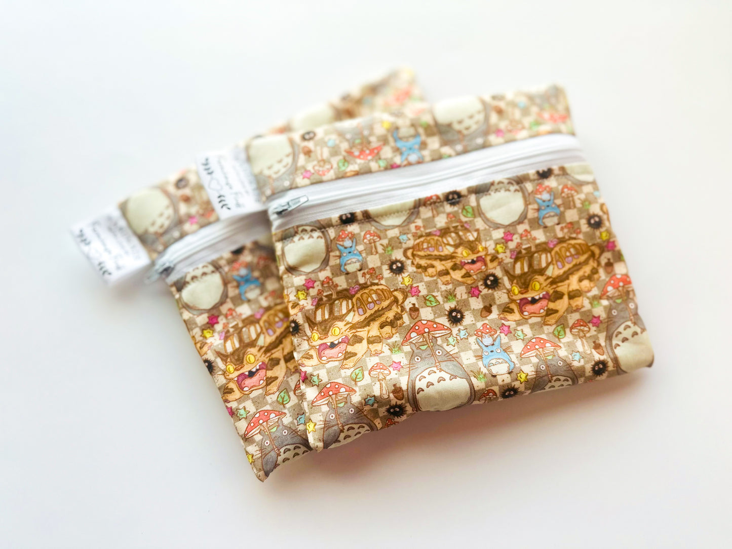 IN STOCK: {HANDMADE} - To-to-ro Snack Bags {Medium-Set of 2}